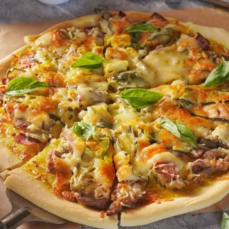 Pizza de cerdo