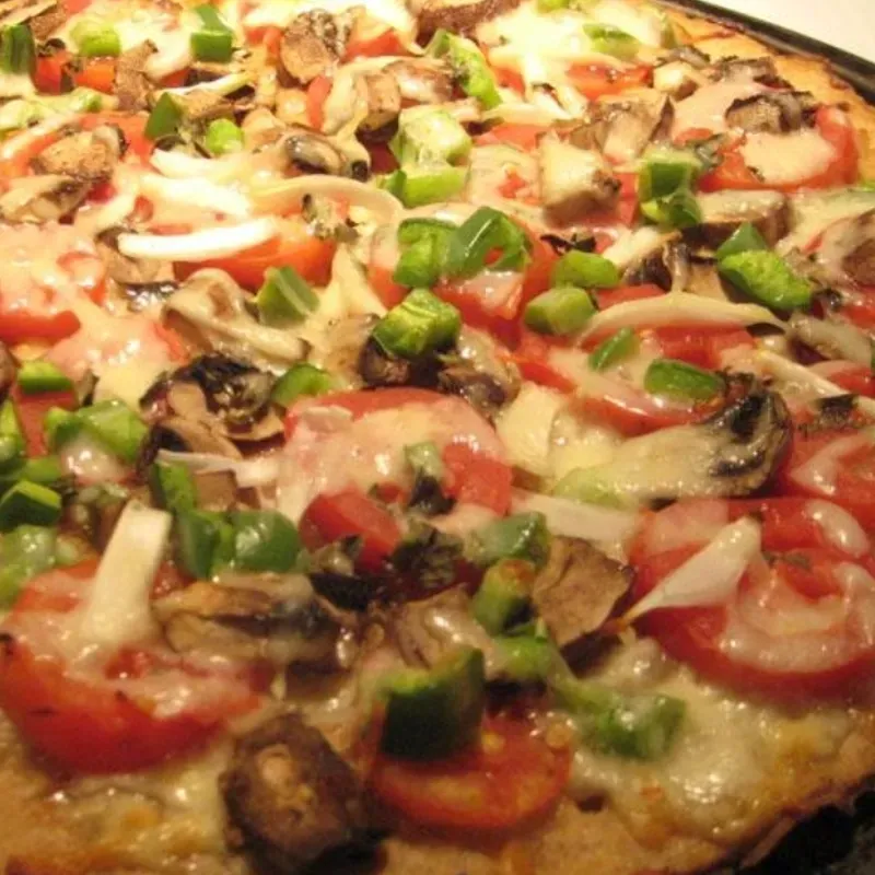 Pizza de vegetales