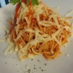 Espaguetis Napolitanos