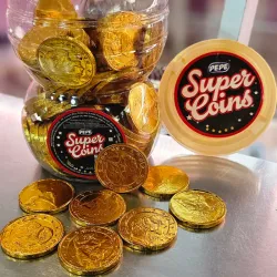 Moneda chocolate