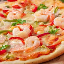 (QG) Pizza con Camarones