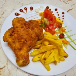 Pollo frito a lo cubano 