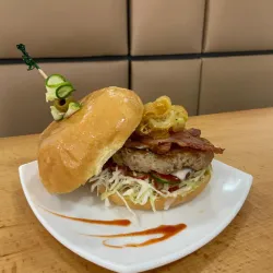 Pan con hamburguesa DL sweet & meat