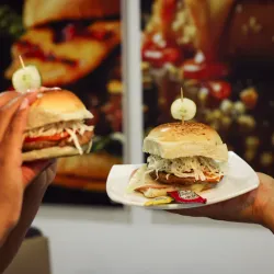 Pan con hamburguesa DL
