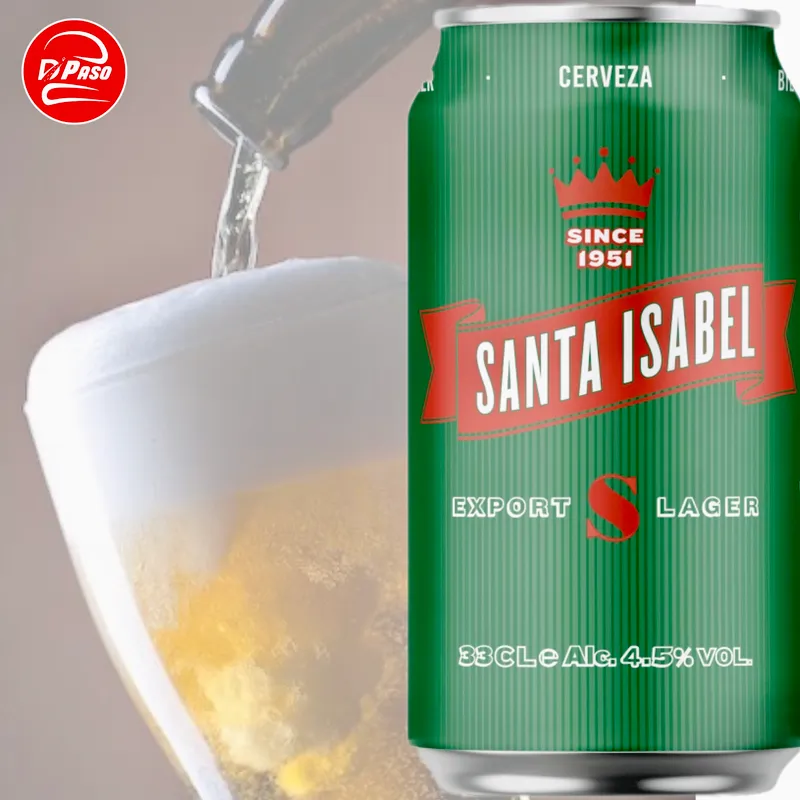 Caja de cerveza Santa Isabel 