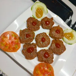 Albóndigas y Ensalada