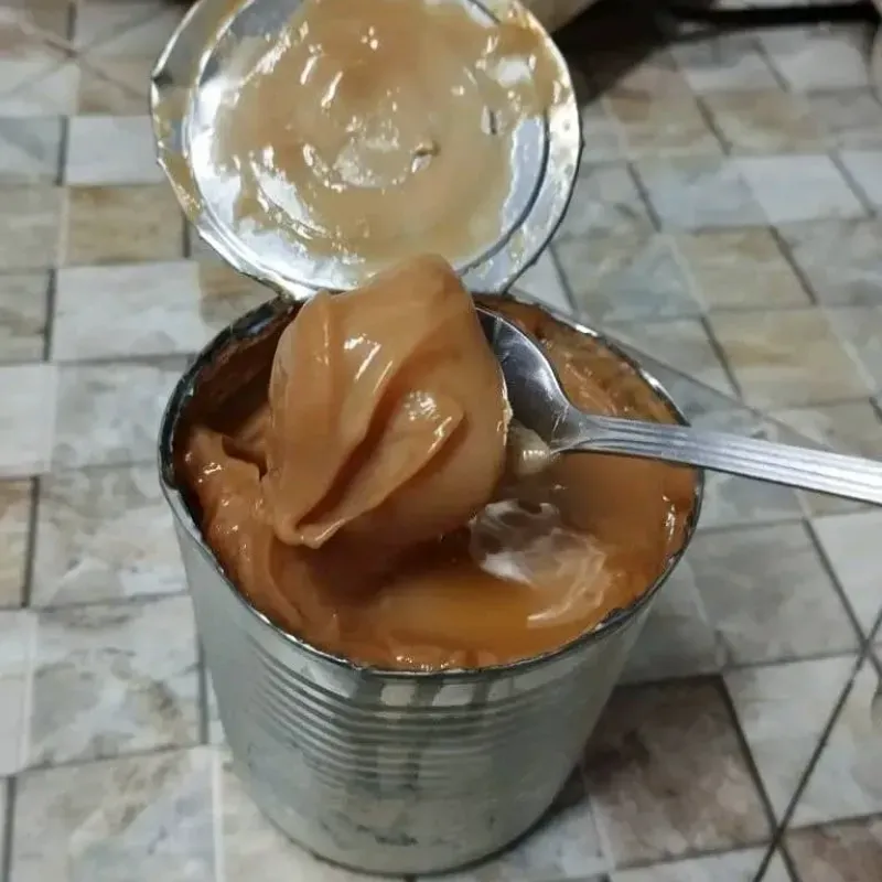Leche condensada cocinada