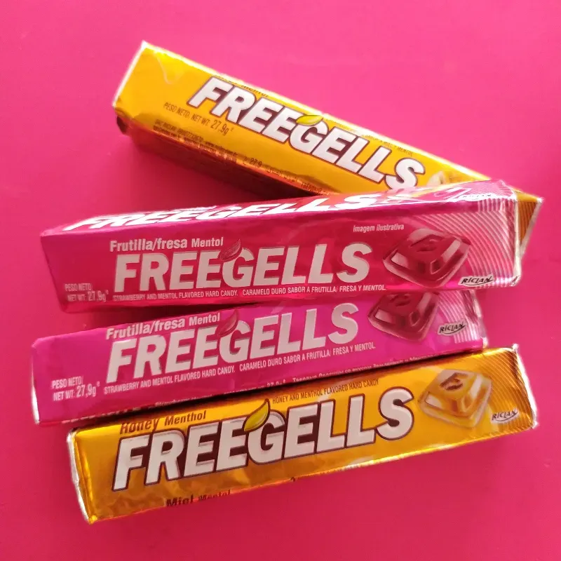 Caramelos Duros de Sabor FREEGELLS 