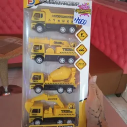 Carros amarillos de construcción 