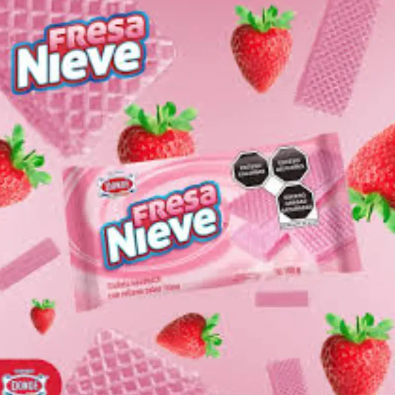 Galletas DONDÉ Fresa Nieve