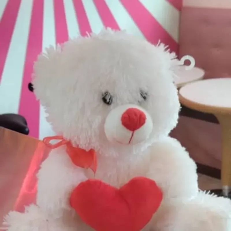 Oso de peluche blanco