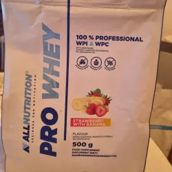 ALLNUTRITION PRO WHEY (100% Professional WPI & WPC)  proteína de suero de leche en polvo. 500G 