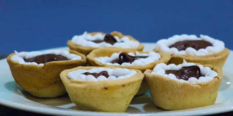 Tartaleta rellenas con Nutella