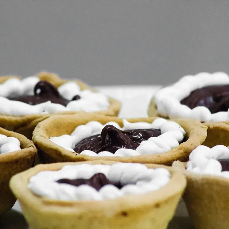 Tartaleta rellenas con Nutella