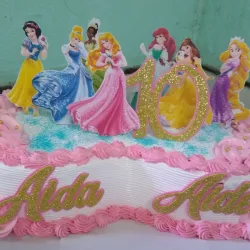 Cake doble horizontal temático