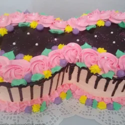 Cake doble horizontal