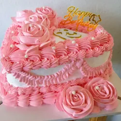 Cake 25cm en forma de corazón