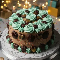 Cake bombón redondo