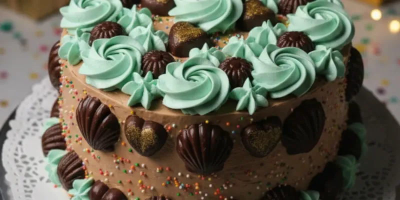 Cake bombón redondo