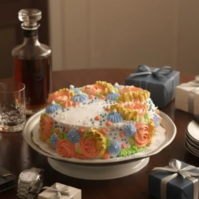 Cake redondo chocolate