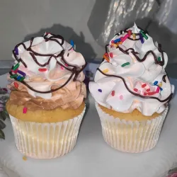Cupcake con chocolate 
