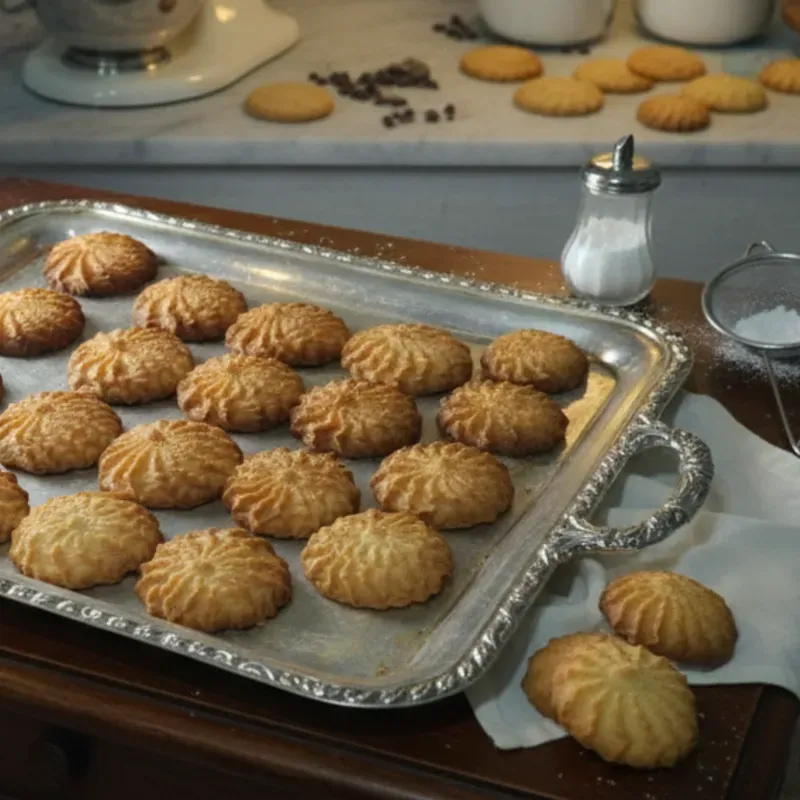 Galletas de pasta rizada