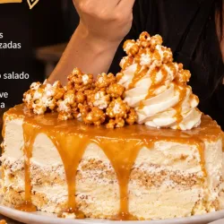 Cake de Caramelo Pop Salado🍬🍿