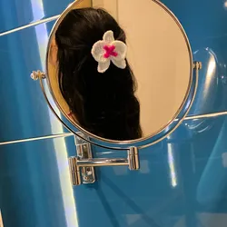 Clip para cabello/ropa de flor
