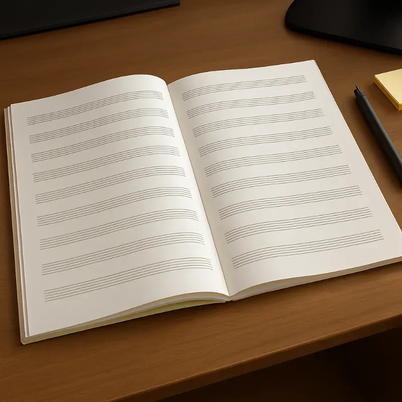 Cuaderno de Música (Grande)