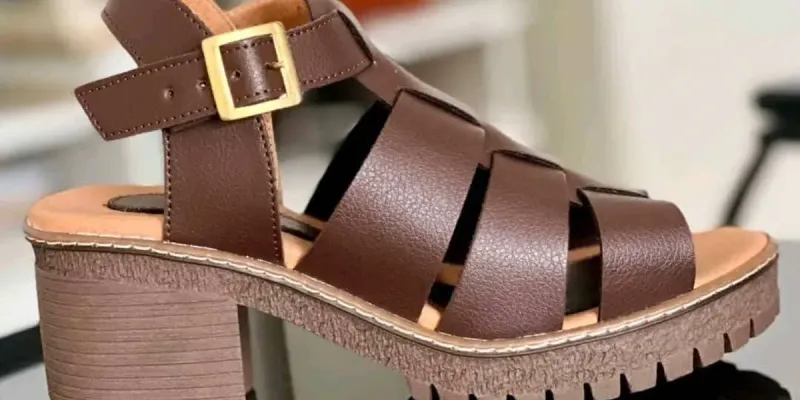 Sandalias arañitas carmelitas (tono oscuro) 38