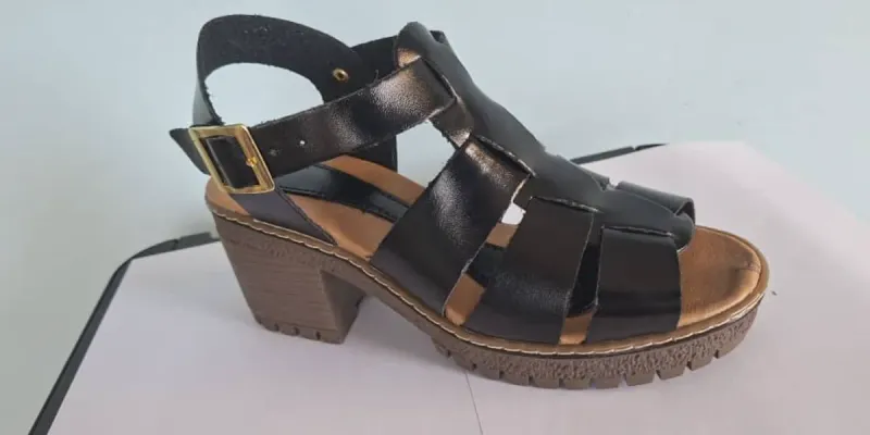 Sandalias Moctezuma negras  36, 37, 38 y 39 