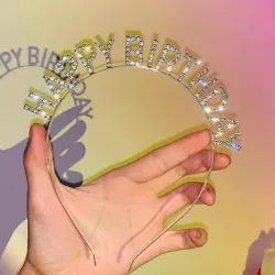 Cintillo de feliz cumpleaños