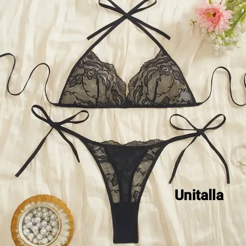 Conjunto de 2 piezas de encaje