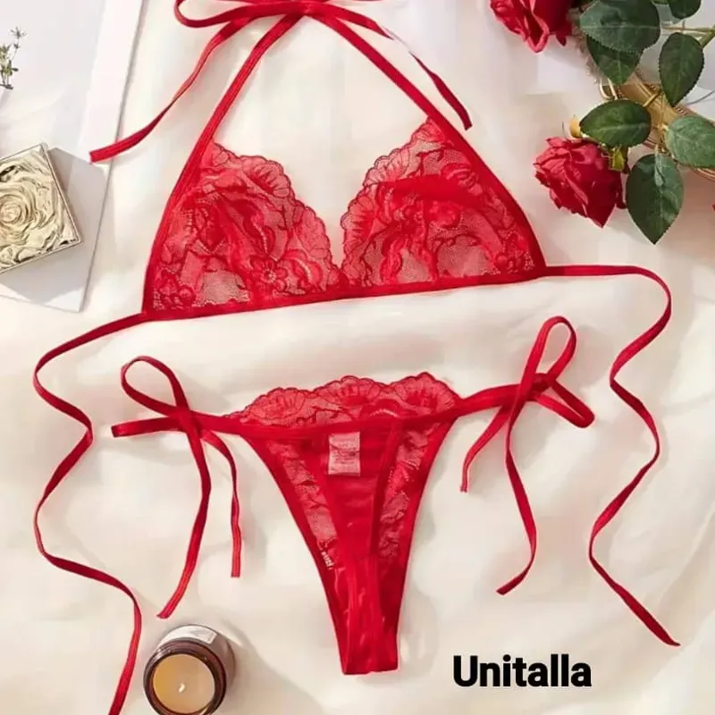 Conjunto de 2 piezas encaje