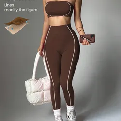 Conjunto deportivo de mujer sin costuras