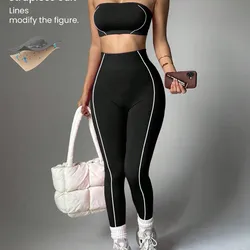 Conjunto deportivo de mujer sin costuras