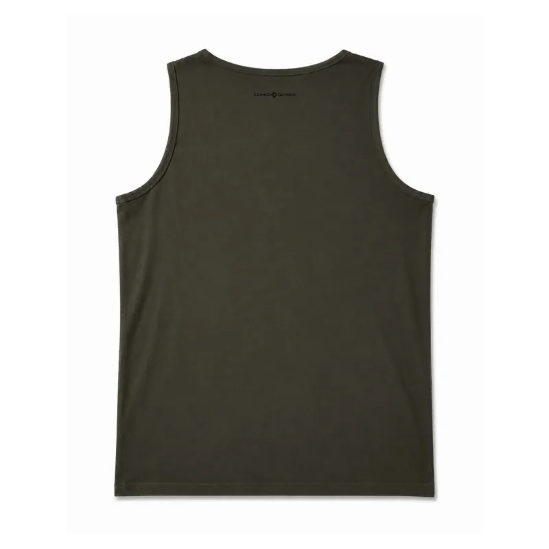 CAMISETA SLIM FIT BASIC MEN - VERDE MILITAR