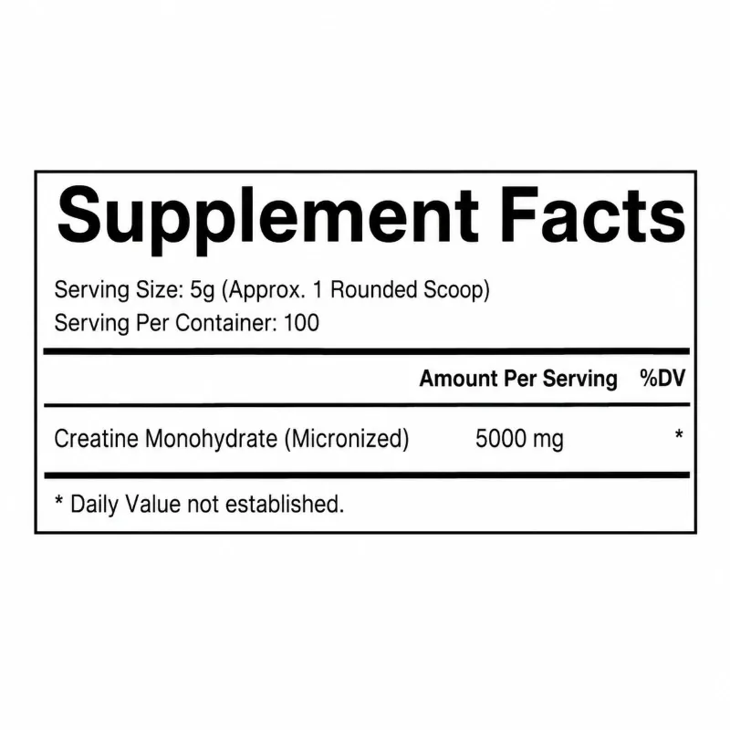 Creatina monohydrate NATUREBELL 100 serv