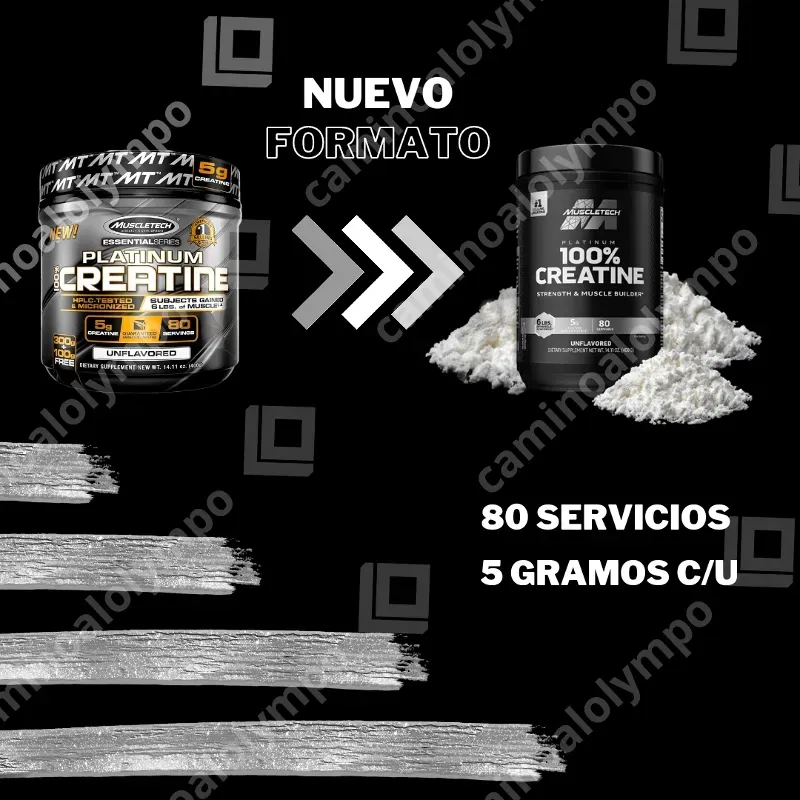 Creatina platinum MUSCLETECH