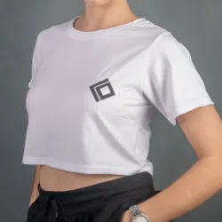 Crop top BLANCO para mujer