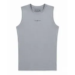 DESMANGADO DE COMPRESION BASIC MEN - GRIS