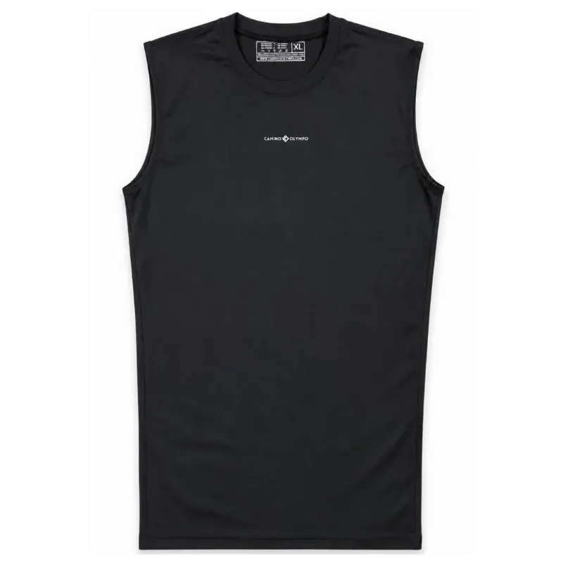 DESMANGADO DE COMPRESION BASIC MEN - NEGRO L