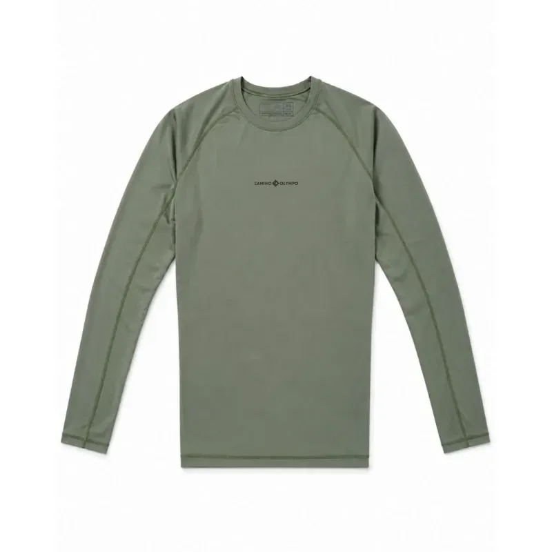ENGUATADA DE COMPRESION BASIC MEN - VERDE MILITA L