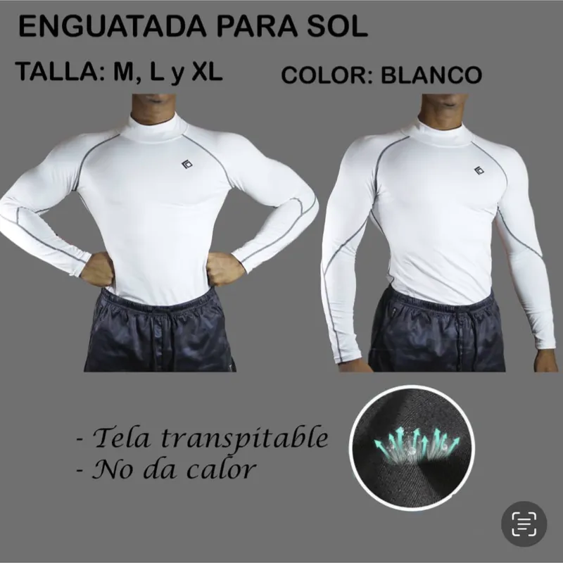 Enguatada para sol BLANCO