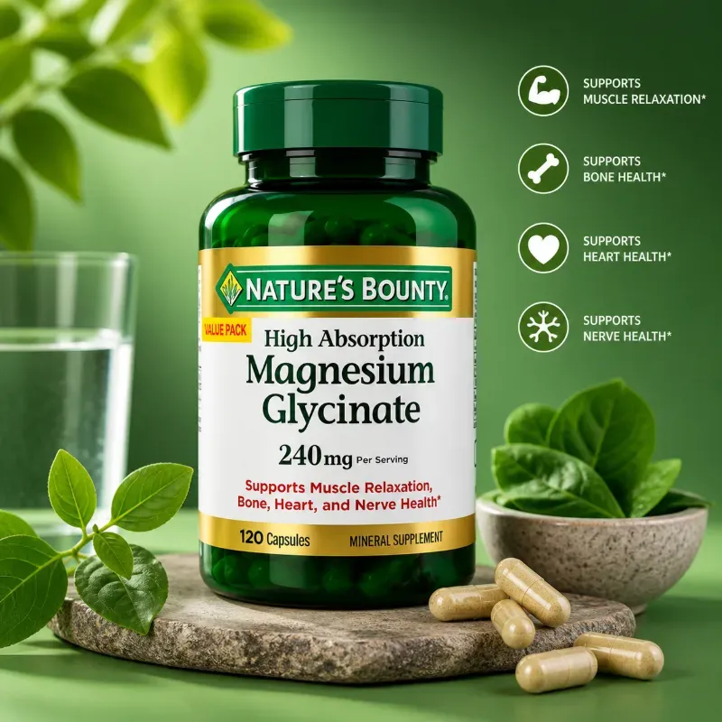 Glicinato de magnesio Nature Bounty