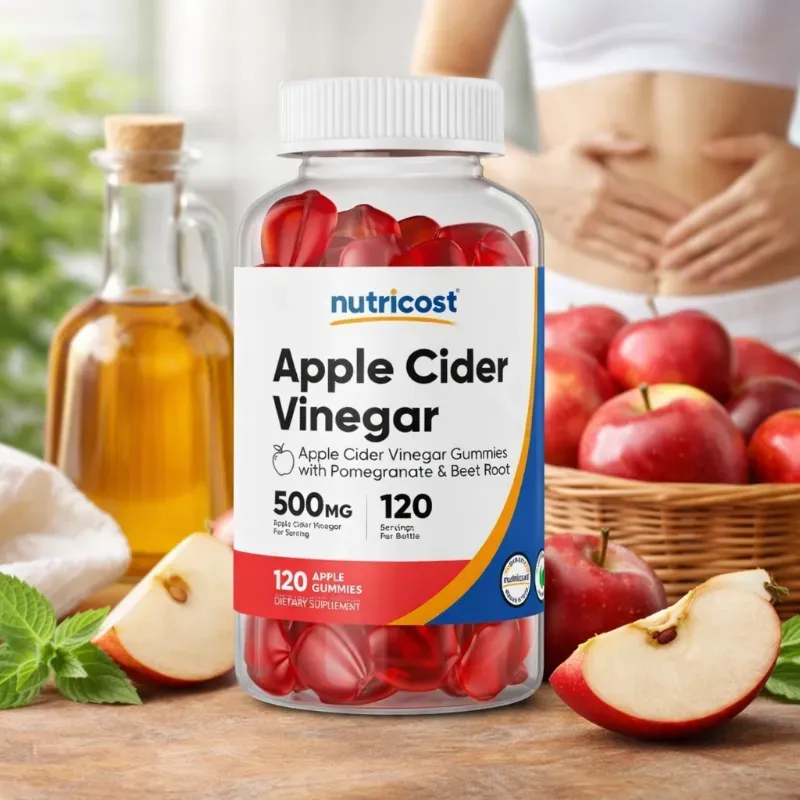 Gomitas de vinagre de Manzana Nutricost