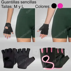 Guantillas minimalistas negra