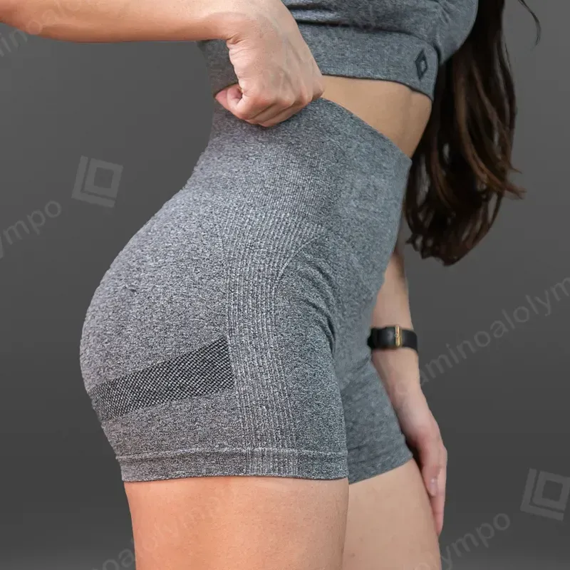 Licra corta PUSH UP BASIC gris M