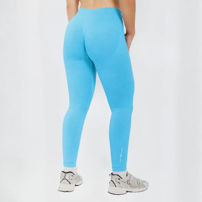 LICRA LARGA PUSH UP BASIC - AZUL CIAN