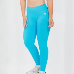 LICRA LARGA PUSH UP BASIC - AZUL CIAN